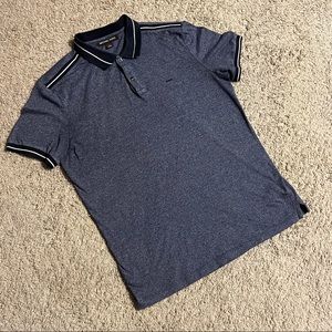 Michael Kors Short Sleeve Polo Shirt Navy Blue SzS